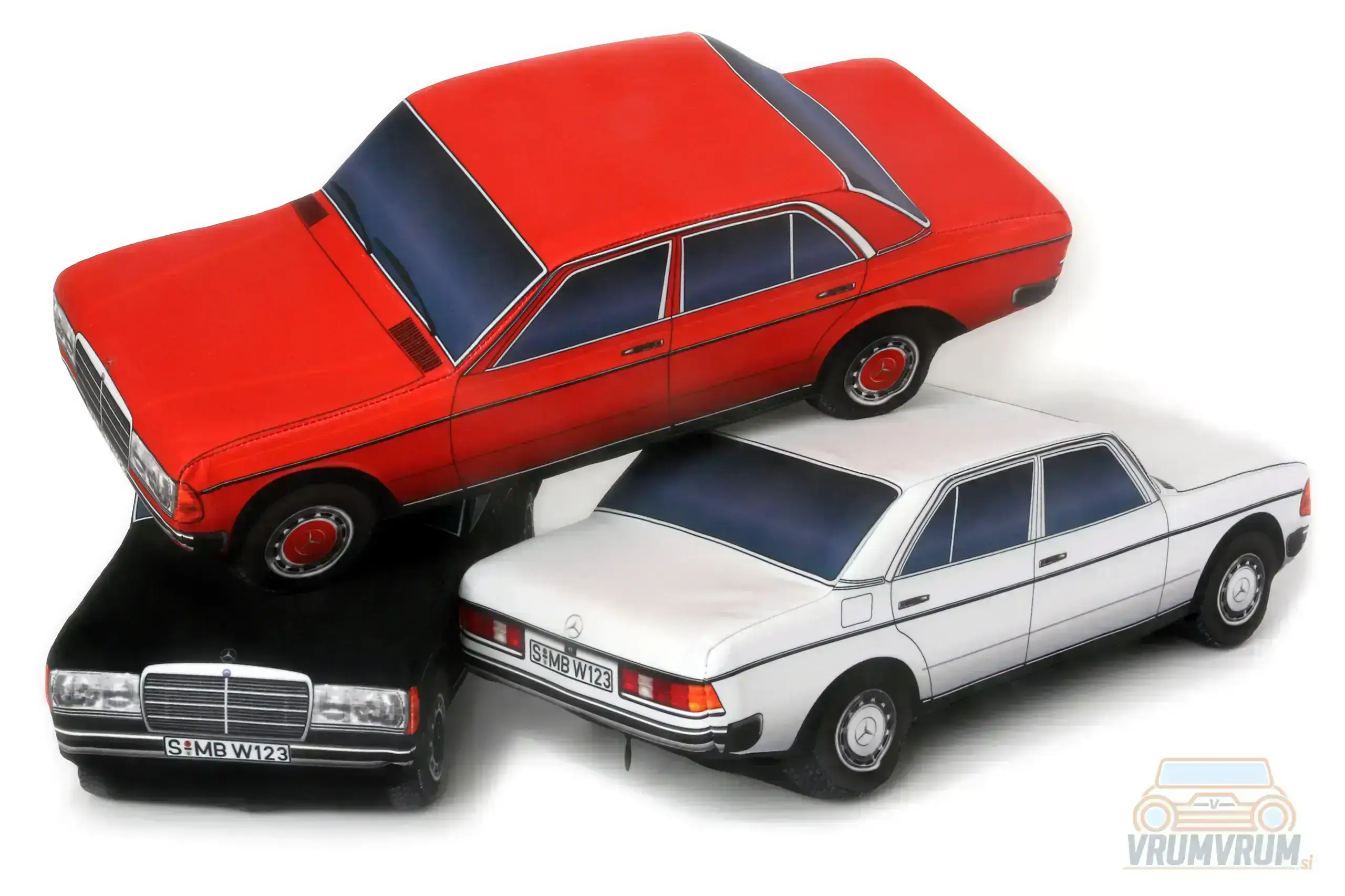Mercedes w123 decorative cushion