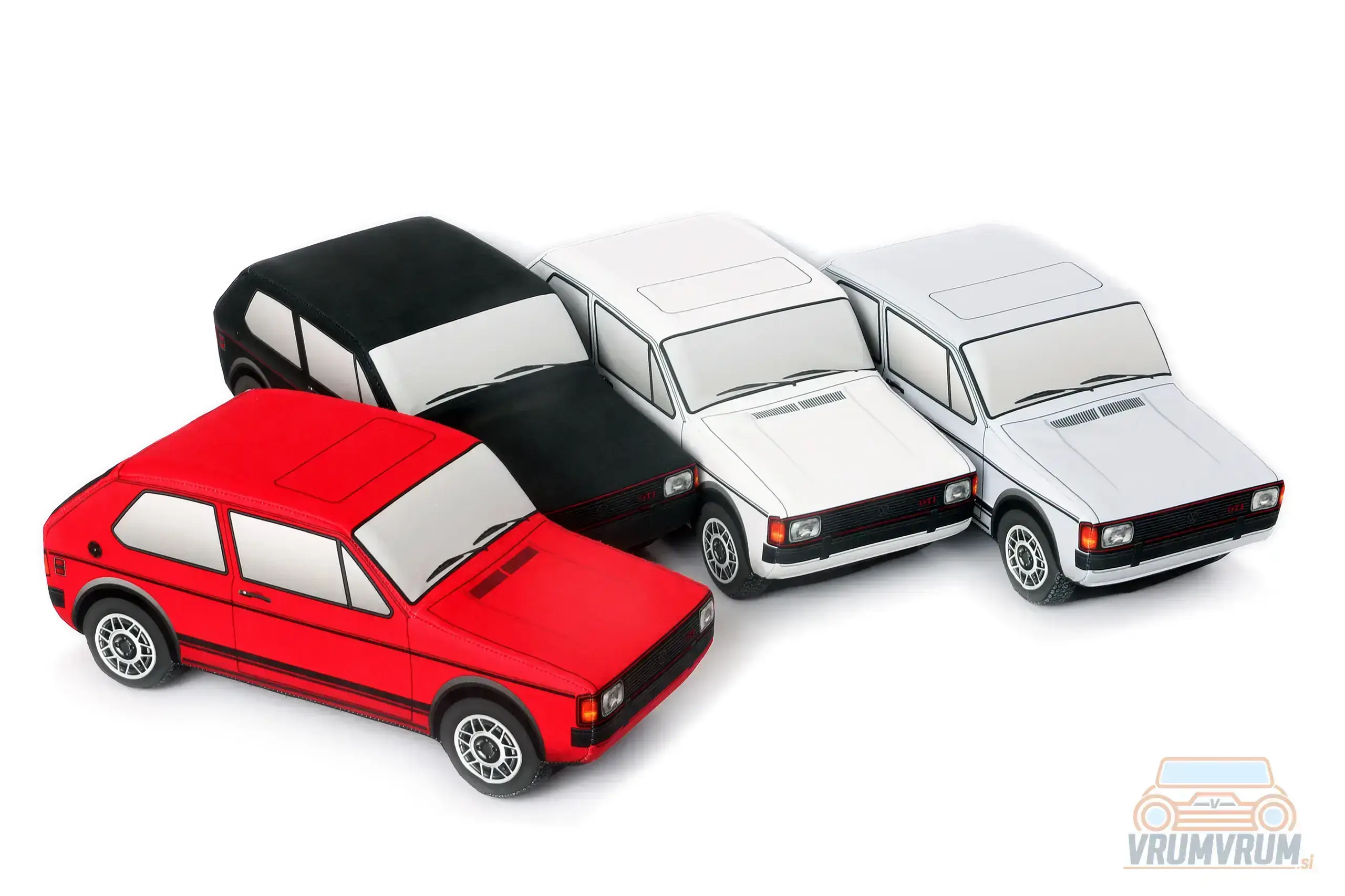 VW Rabbit Mk1 GTI VrumVrum voiture en peluche