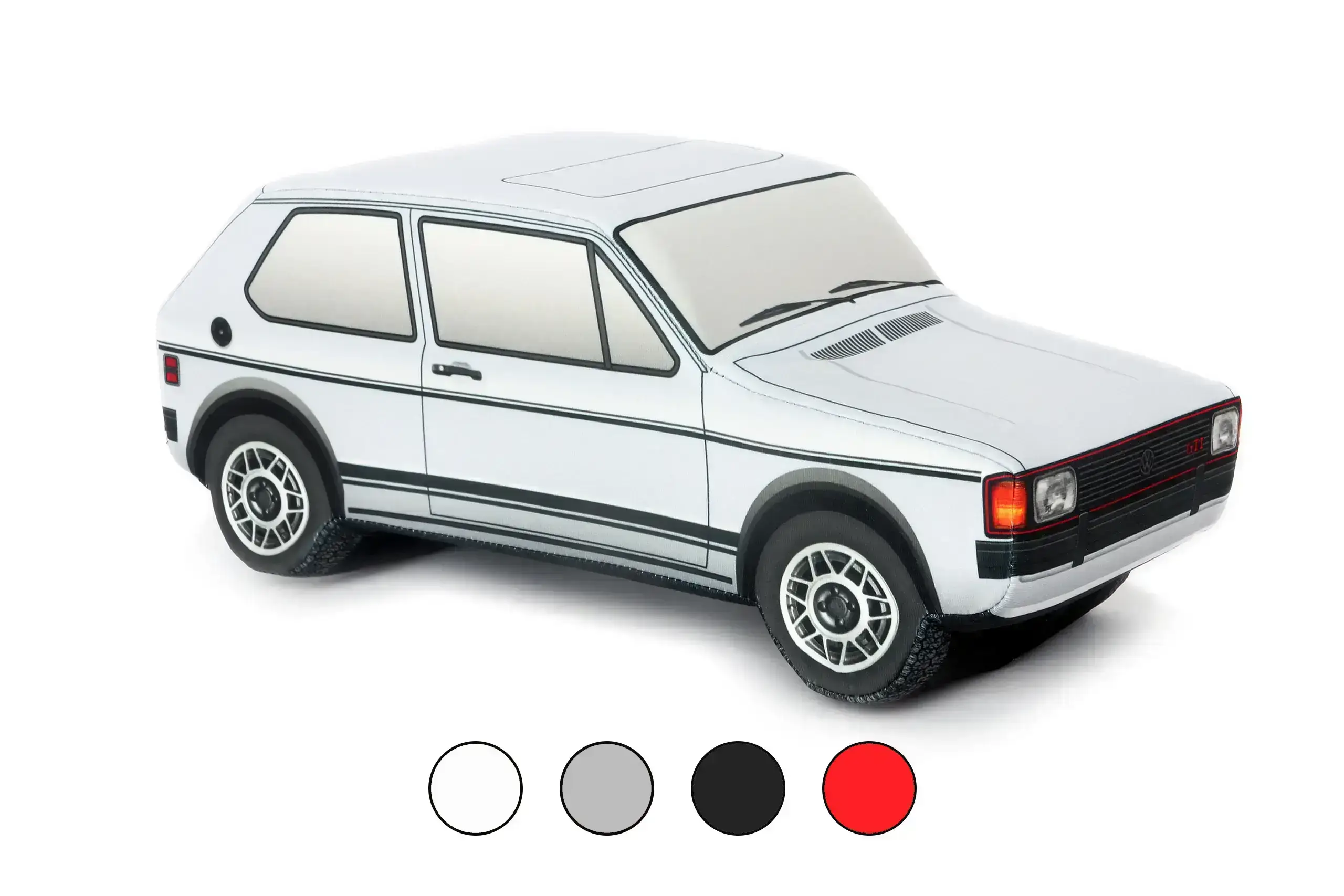 VW Rabbit Mk1 GTI VrumVrum voiture en peluche