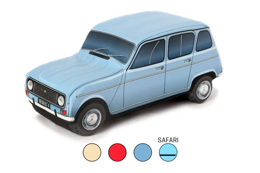 Renault 4 katrca vrumvrum okrasna blazina